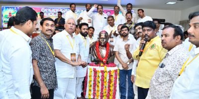58-ft Potti Sreeramulu statue in the capital