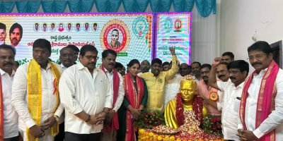 58-ft Potti Sreeramulu statue in the capital15
